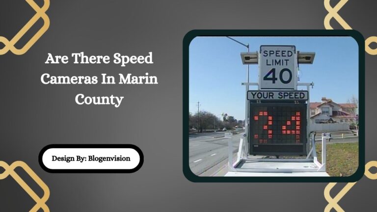 Are There Speed Cameras In Marin County