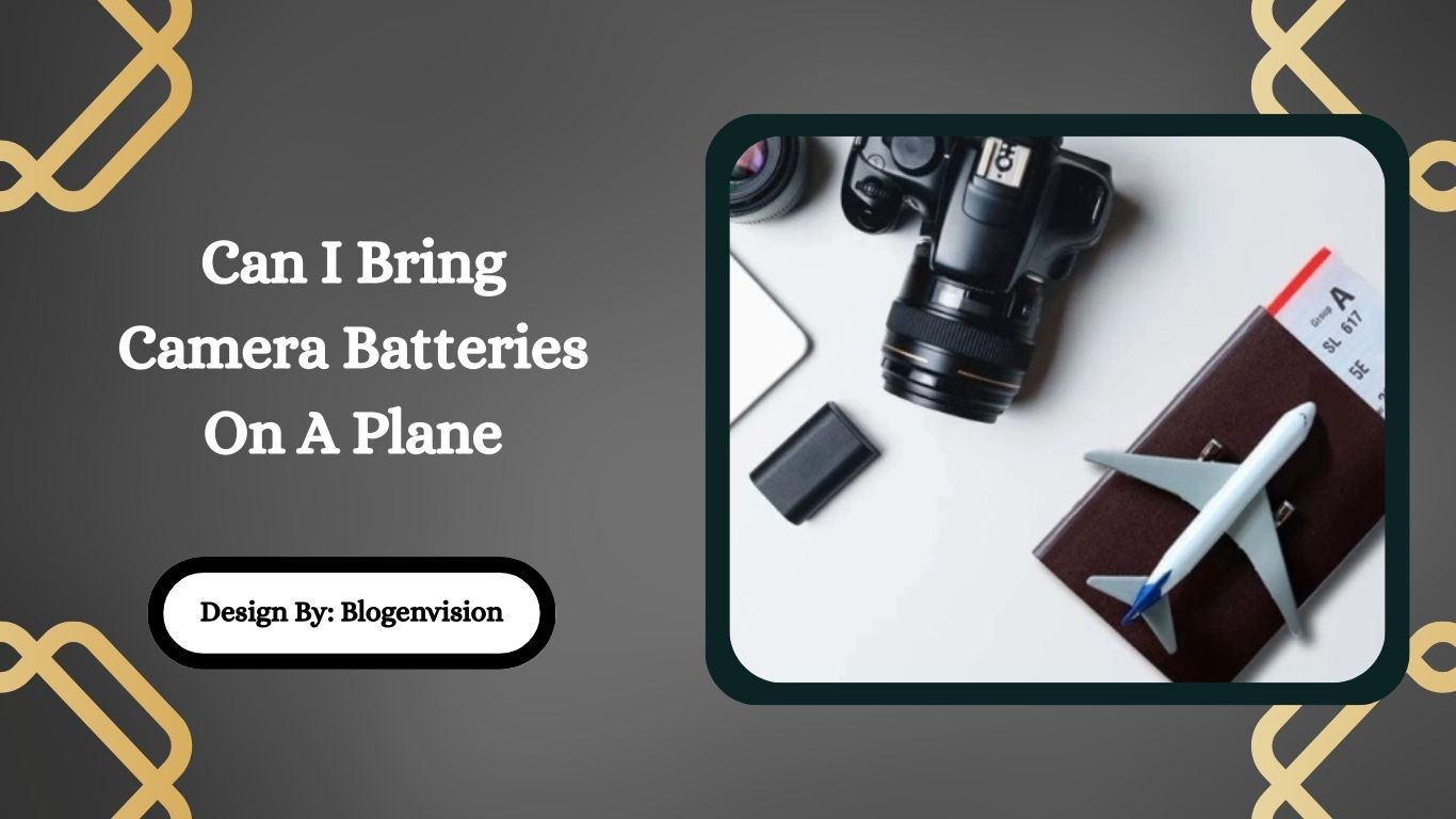Can I Bring Camera Batteries On A Plane