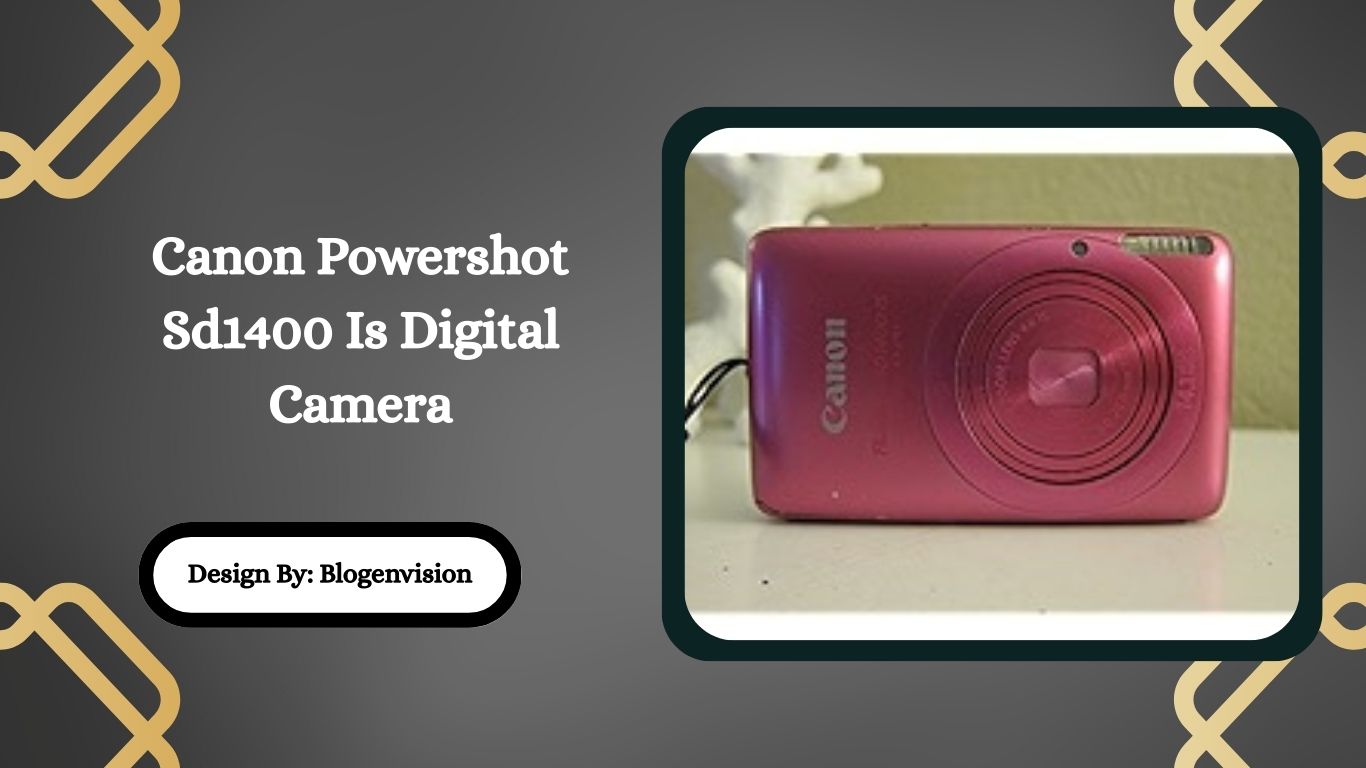 Canon Powershot Sd1400 Is Digital Camera