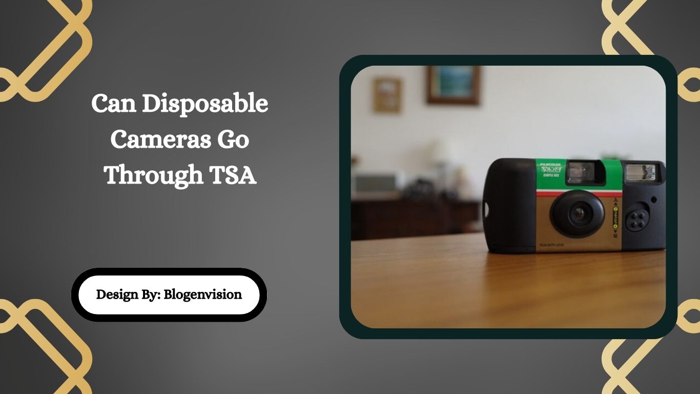 Can Disposable Cameras Go Through TSA