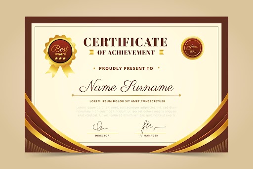 Course Completion Certificate​